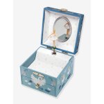 Bo�te � musique cube lac des cygnes - bleu