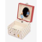 Bo�te � musique cube peter rabbit - rouge imprim�