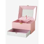 Bote  musique licorne rose