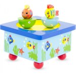 Boite � musique poisson bleu