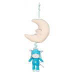 Bo�te � musique les ptits f�eriques dragon - 32 cm bleu