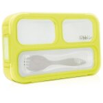 Bo�te � repas avec fourchette lunch box bento vert