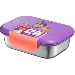 Bo�te repas inox pour enfant lapin - violet rose