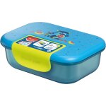Bo�te repas inox pour enfant raton laveur - bleu vert