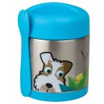 Boite � repas inox isotherme et cuill�re magn�tique scruff multi - coloured