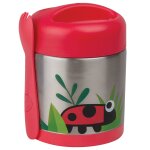 Boite  repas isotherme et sa cuillre magntique ladybird multi - coloured