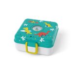 Boite À sandwich et goûter 850ml snacky bleu dino Boite À sandwich et goûter 850ml snacky bleu dino