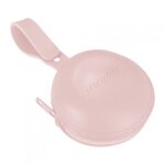 Bote  sucette zipp en silicone rose