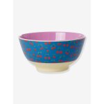 Bol en m�lamine cherry love rice 700 ml bleu �lectrique