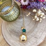 Bola de grossesse maya emeraude or