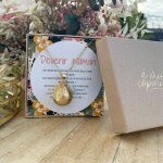 Bola de grossesse or bross� et pierre or