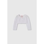 Bol�ro b�b� coton blanc