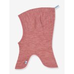 Bonnet cagoule double face pour enfant luola soft finkid avec laine bois de rose