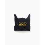 Bonnet en coton avec oreilles batman noir Bonnet en coton avec oreilles batman noir
