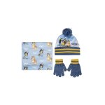 Bonnet + gants + tour de cou snood - bluey multicolor