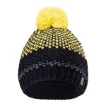 Bonnet hervin noir / jaune