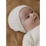 Bonnet en laine b�b� �cru