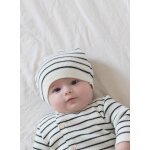 Bonnet en laine marini�re b�b� �cru / marine