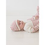 Bonnet en laine marini�re b�b� �cru / rouge