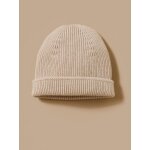 Bonnet laine m�rinos b�b� - cyrillus x les 3 tricoteurs sable