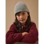 Bonnet en laine m�rinos enfant gris chine