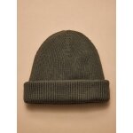 Bonnet mixte en laine - cyrillus x les 3 tricoteurs vert