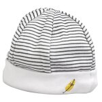 Bonnet de naissance en coton - babyfan blanc