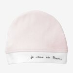 Bonnet de naissance rose Bonnet de naissance rose