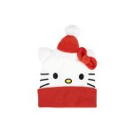 Bonnet de nol hello kitty  pois rouge rouge