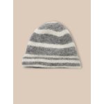 Bonnet ray laine et mohair fille gris chine