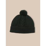 Bonnet torsad en lambswool garon vert