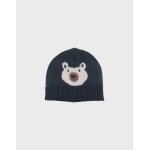 Bonnet en tricot ours bleu Bonnet en tricot ours bleu