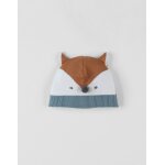 Bonnet en tricot renard marron Bonnet en tricot renard marron