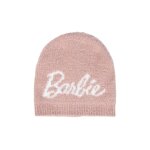 Bonnet tricot� barbie rose