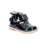 Boots abocratch noir vernis