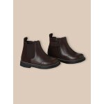 Boots chelsea b�b� en cuir chocolat