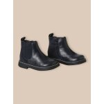 Boots chelsea b�b� en cuir marine