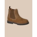 Boots chelsea en crote de cuir camel