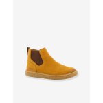 Boots cuir enfant tackbo caramel