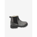 Boots cuir fille groofit gris