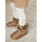 Boots dperlantes zippes fourres bb camel