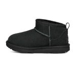 Boots enfant en daim noir fonc�