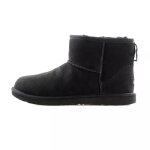 Boots enfant en daim noir fonc�