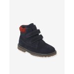 Boots enfant garon cuir  scratchs marine