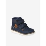 Boots enfant garon synthtique  scratchs bleu