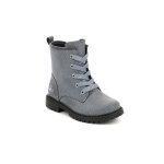 Boots enfant tiname bleu metalise