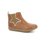 Boots enfant vermillon camel or