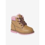 Boots fourrées lacées fille collection maternelle camel Boots fourrées lacées fille collection maternelle camel