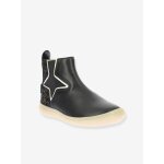 Boots kick popstar cuir noir