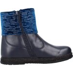Botte b�b� cuir camilla bleu